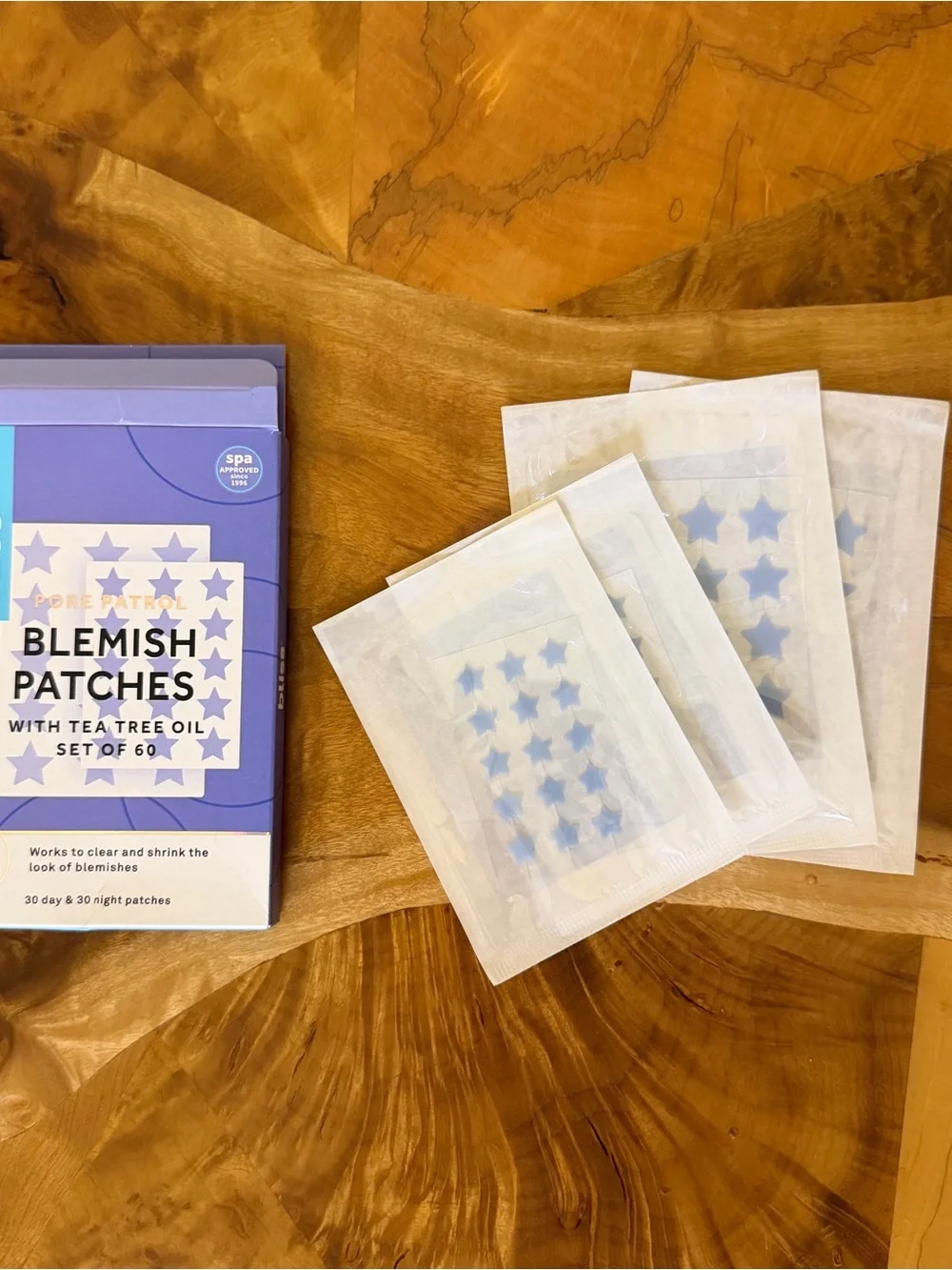 BLISS Pore Patrol Blemish Patches SET OF 60 Day Night Purple Star